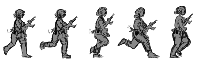 running sprite shee