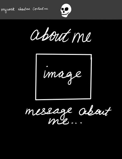 about me mock up