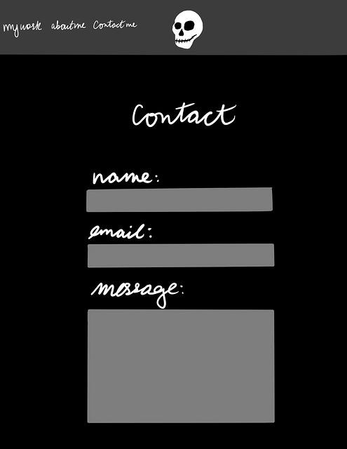 contact me mock up