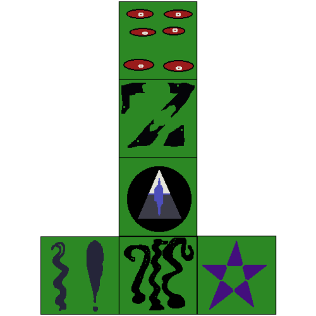 Haunted Dice UV Map