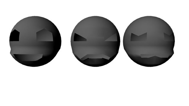 Modeling head for cartoon character