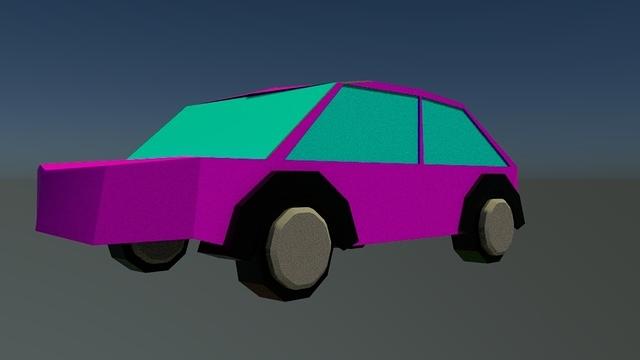rendered image of the car