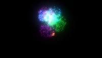 fireworks and fire rendered