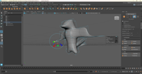 Bird Model.mb - Autodesk MAYA 2024 F Semester 3 3-D Design & Modeling Bird Model.mb --- polyExtrudeFace26... 5 23 2023 2 37 03 PM